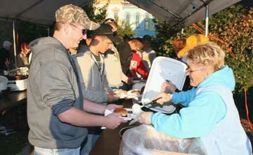 Food Line at EPC Homecoming